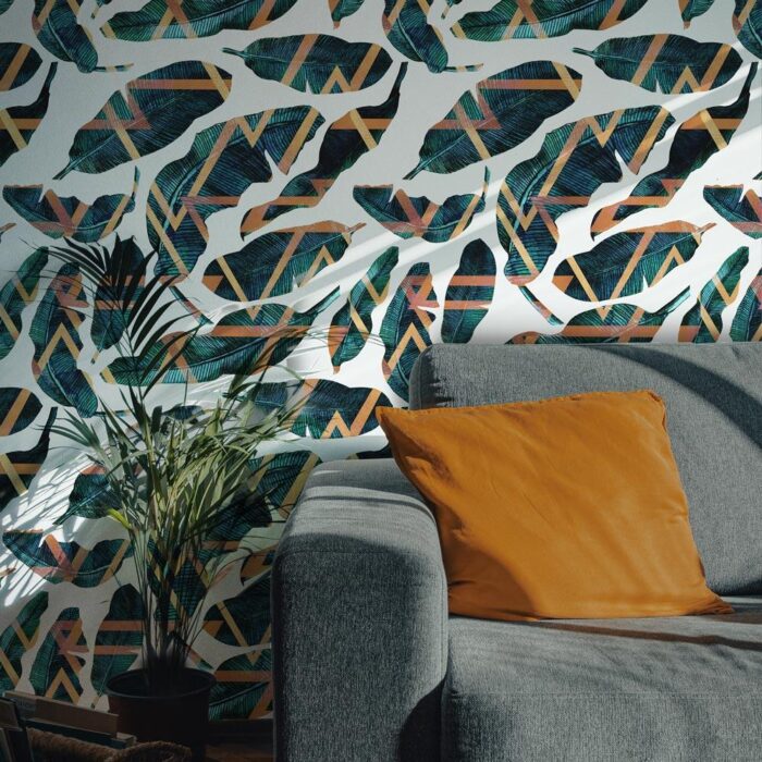 banana triangles wallpaper