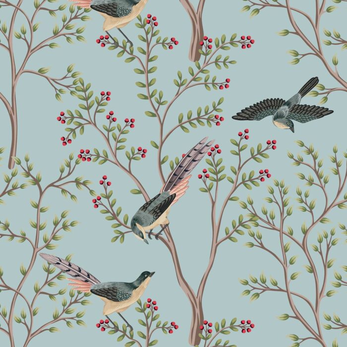 birds and the sky wallpaper