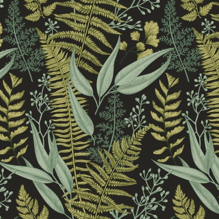 fern herbarium wallpaper