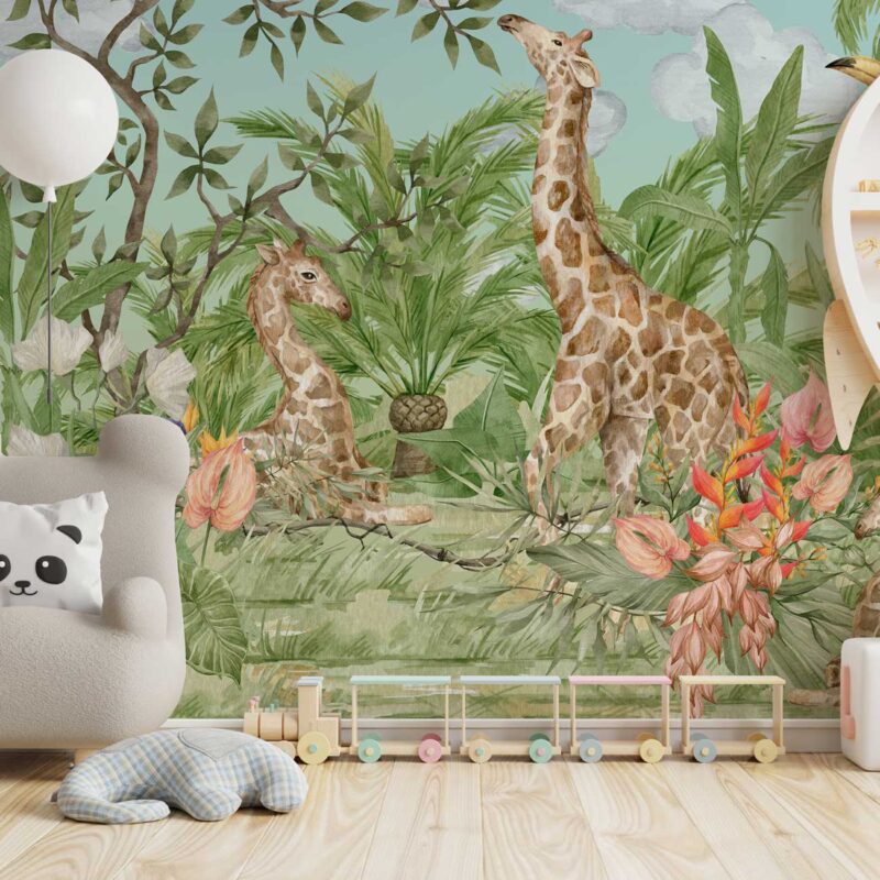 giraffe kingdom wallpaper