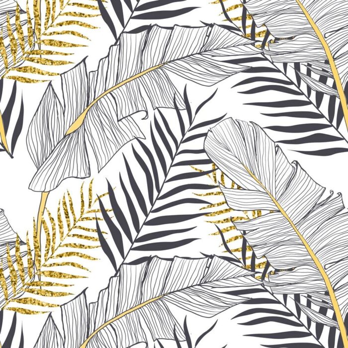 golden palm wallpaper