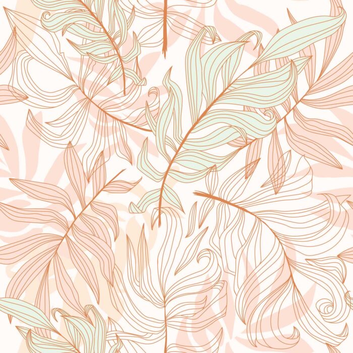 pink leaves wallpaper 2