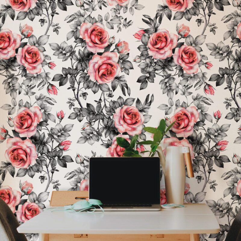 rose in pastel wallpaper 2