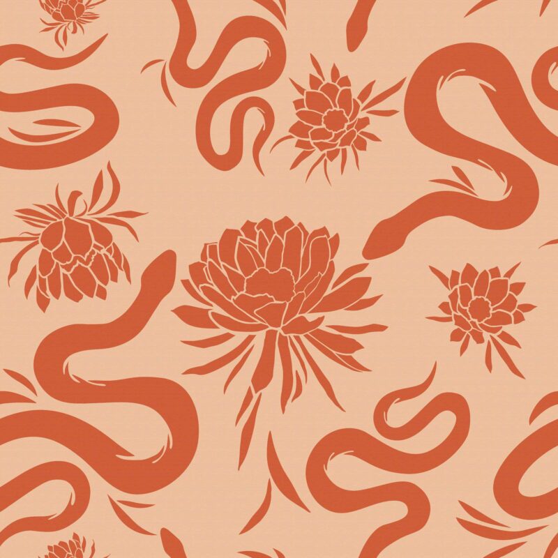 snakes in garden wallpaper