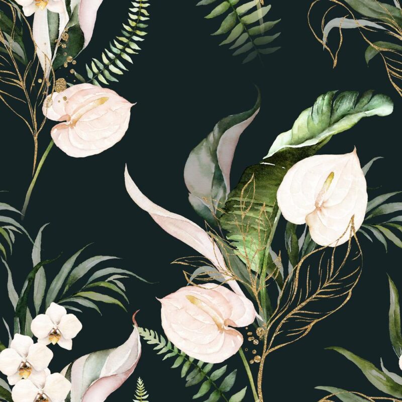 tropical foliage wallpaper 2