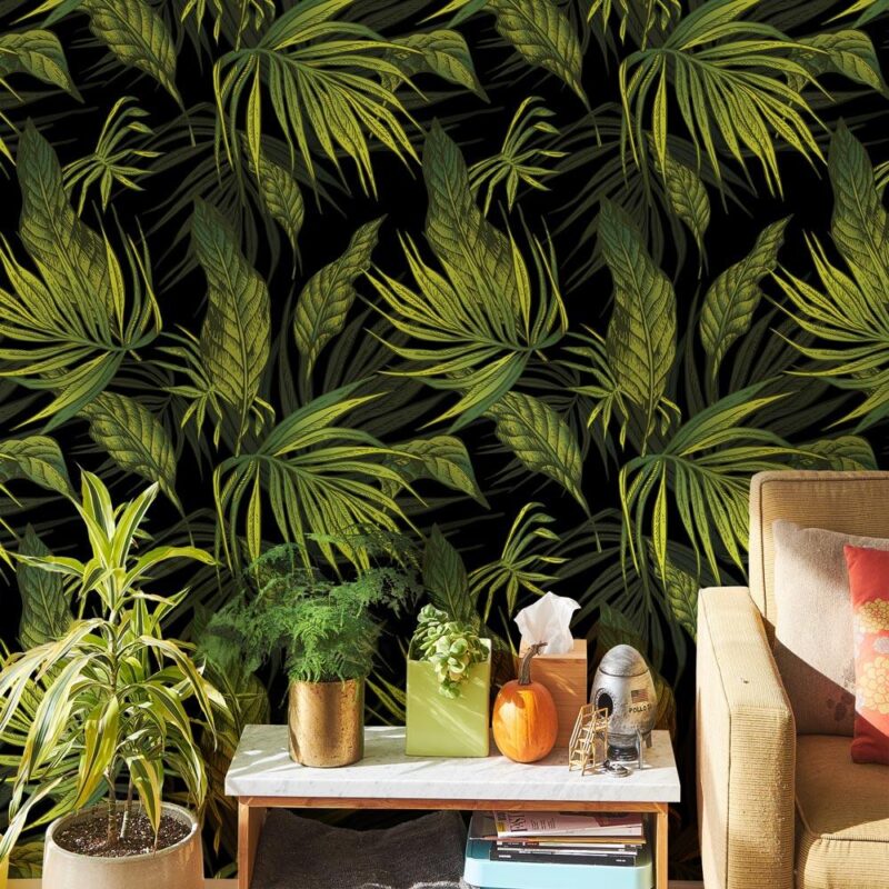 tropical jardin wallpaper