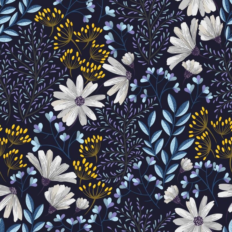 Flower Meadow Wallpaper