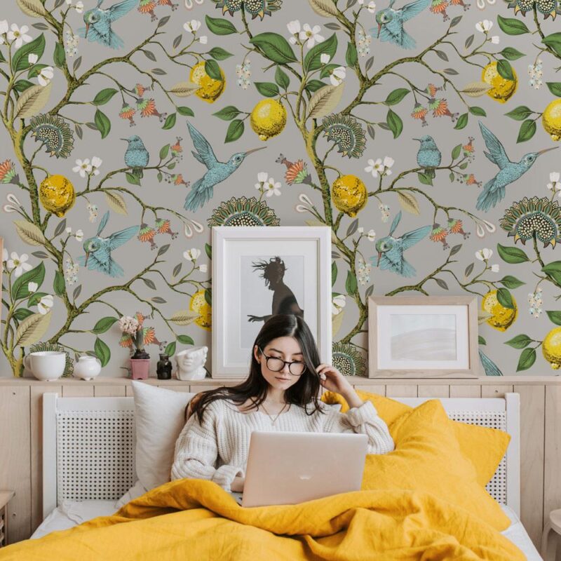 blooming garden wallpaper 2