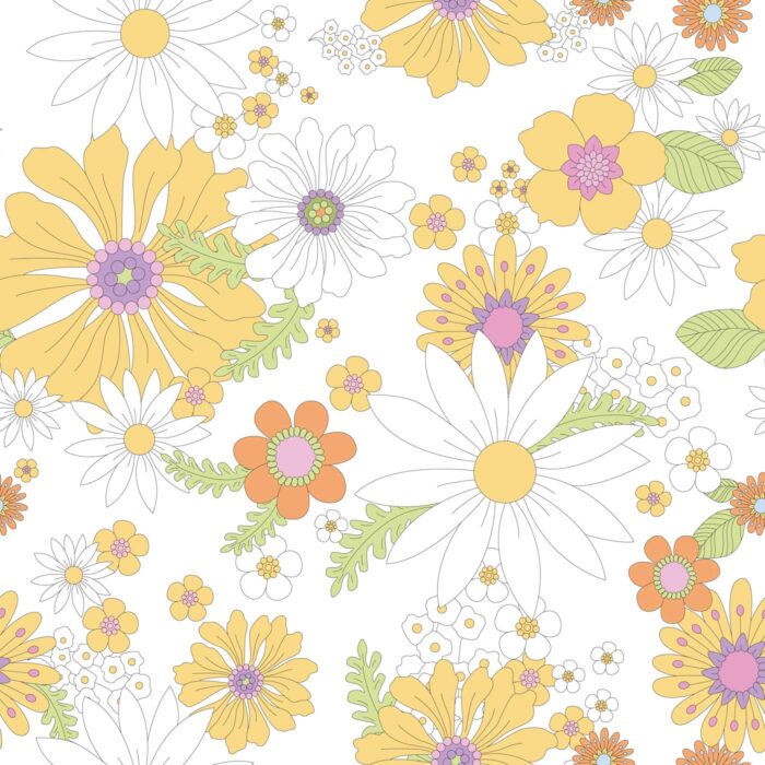 flowers of childhood wallpaper 2