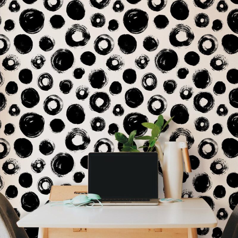 grunge circles wallpaper 2