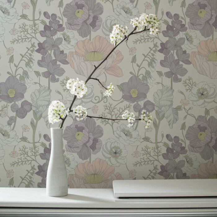 luxurious flowers wallpaper 3