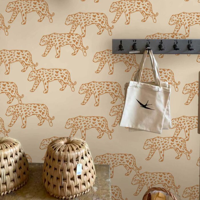 royal leopard wallpaper 2
