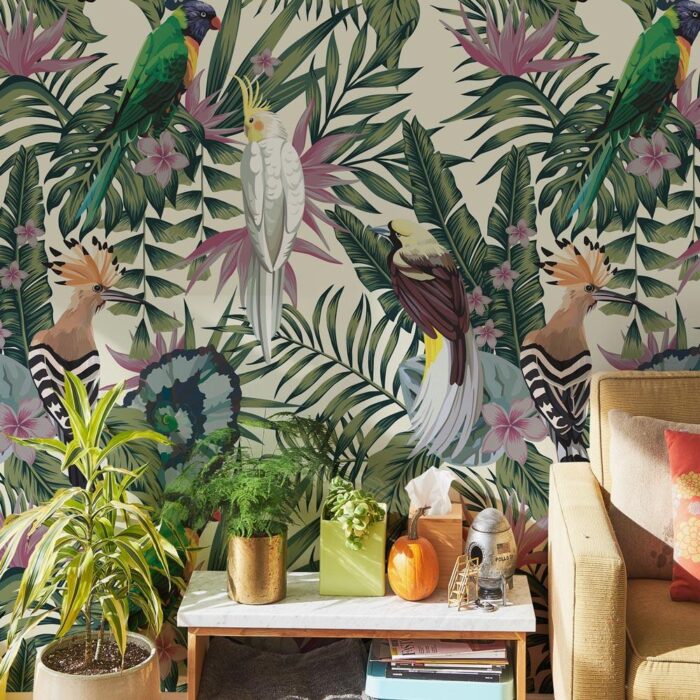 tropical birds wallpaper 3