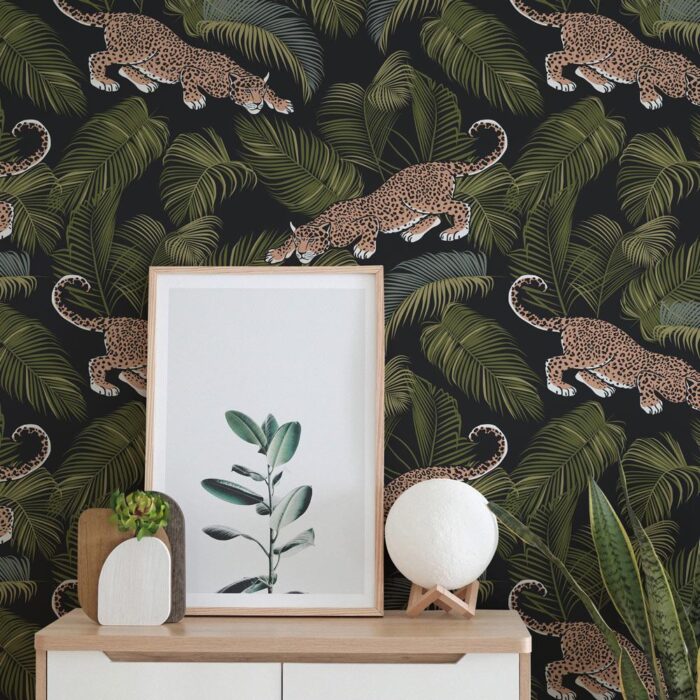 wild leopard wallpaper