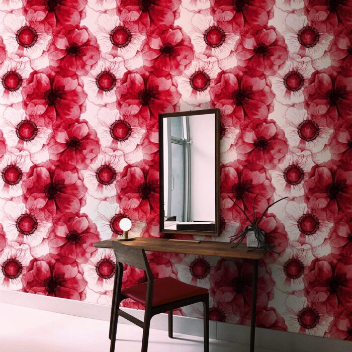 wild poppies wallpaper